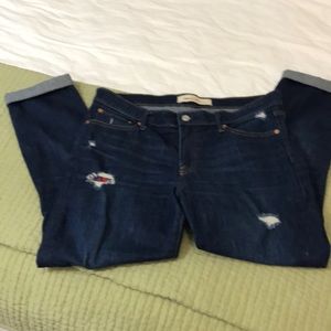 Gap Real Straight Size 31 Dark Denim Jeans